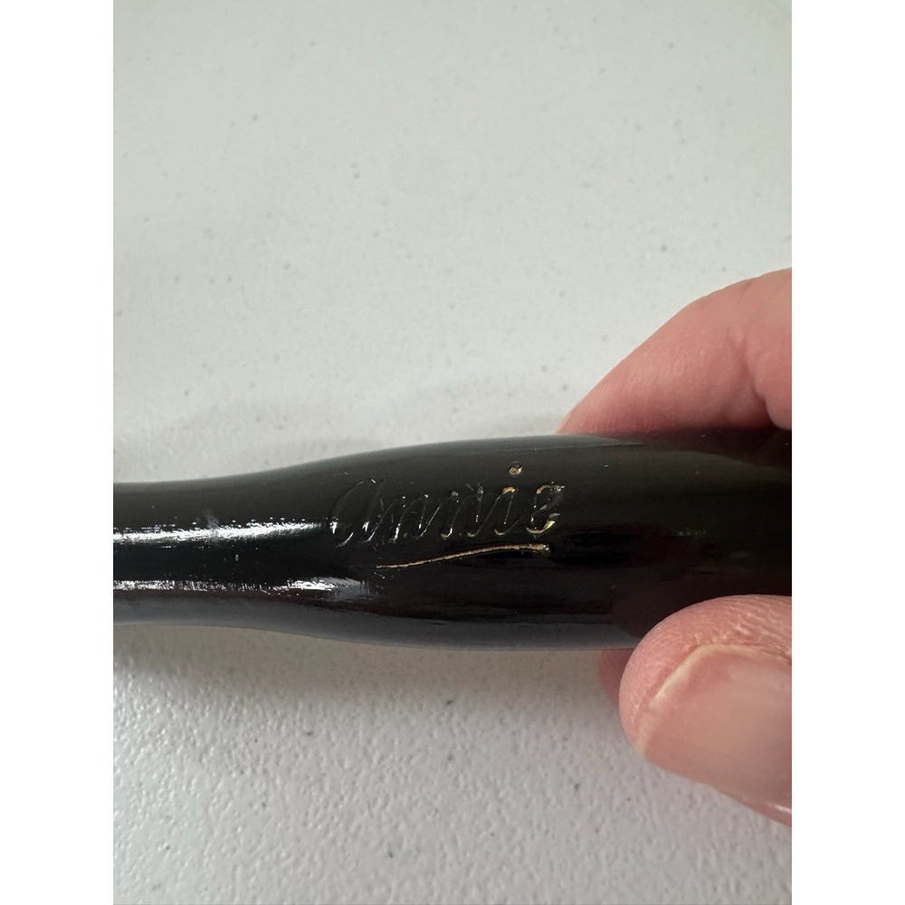 Vintage Annie Brass Hot Oil Hair Straightener Comb w/ Wood Handle - Picture 8 of 10